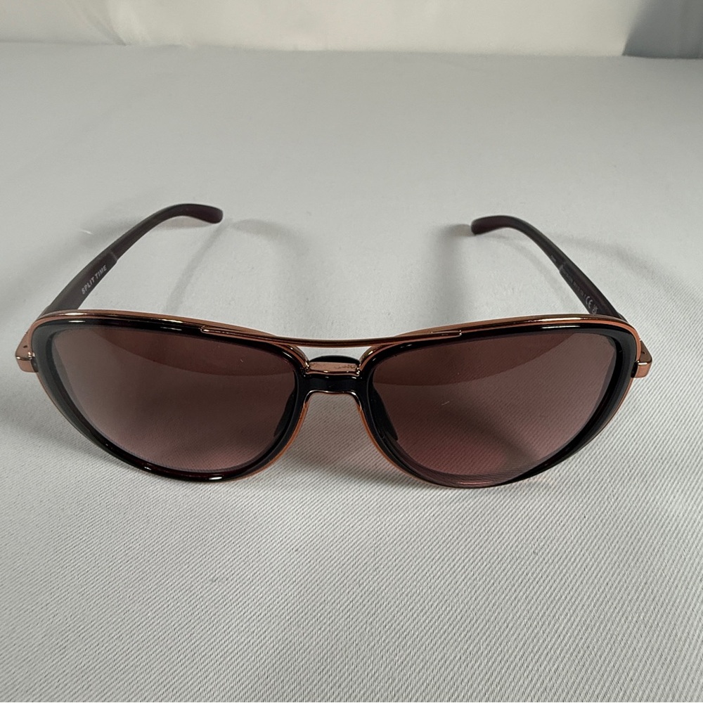 Oakley Women's, Split Time, Brown Frame with Brown Gradient Lenses Sunglasses - Picture 9 of 12